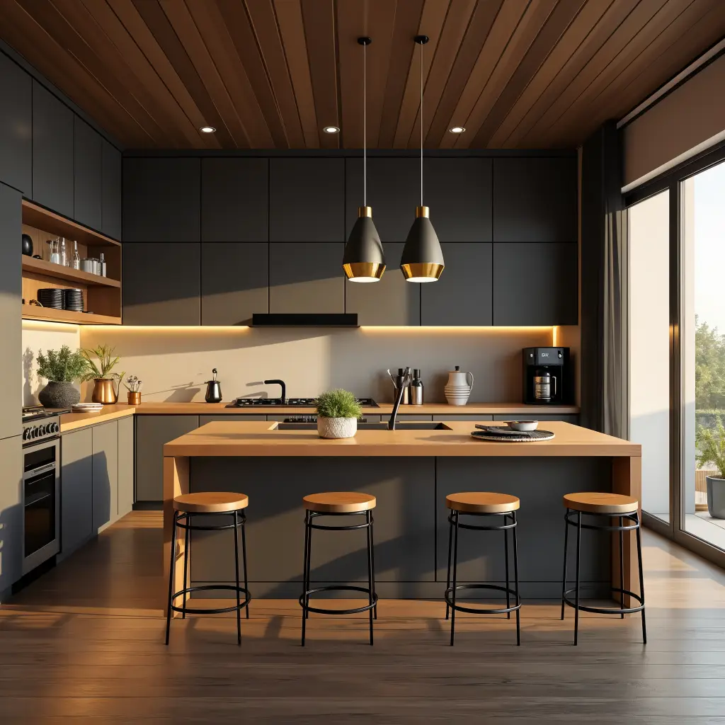 IMG_0327 | Anderson Architects Kitchen Dark Colours